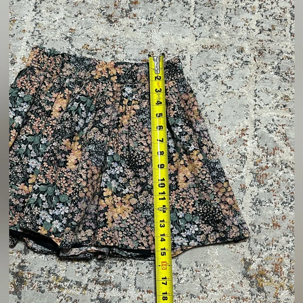 American Eagle pull on mini Skirt lined Size XS Linen Blend
